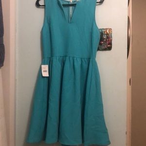 Teal dress